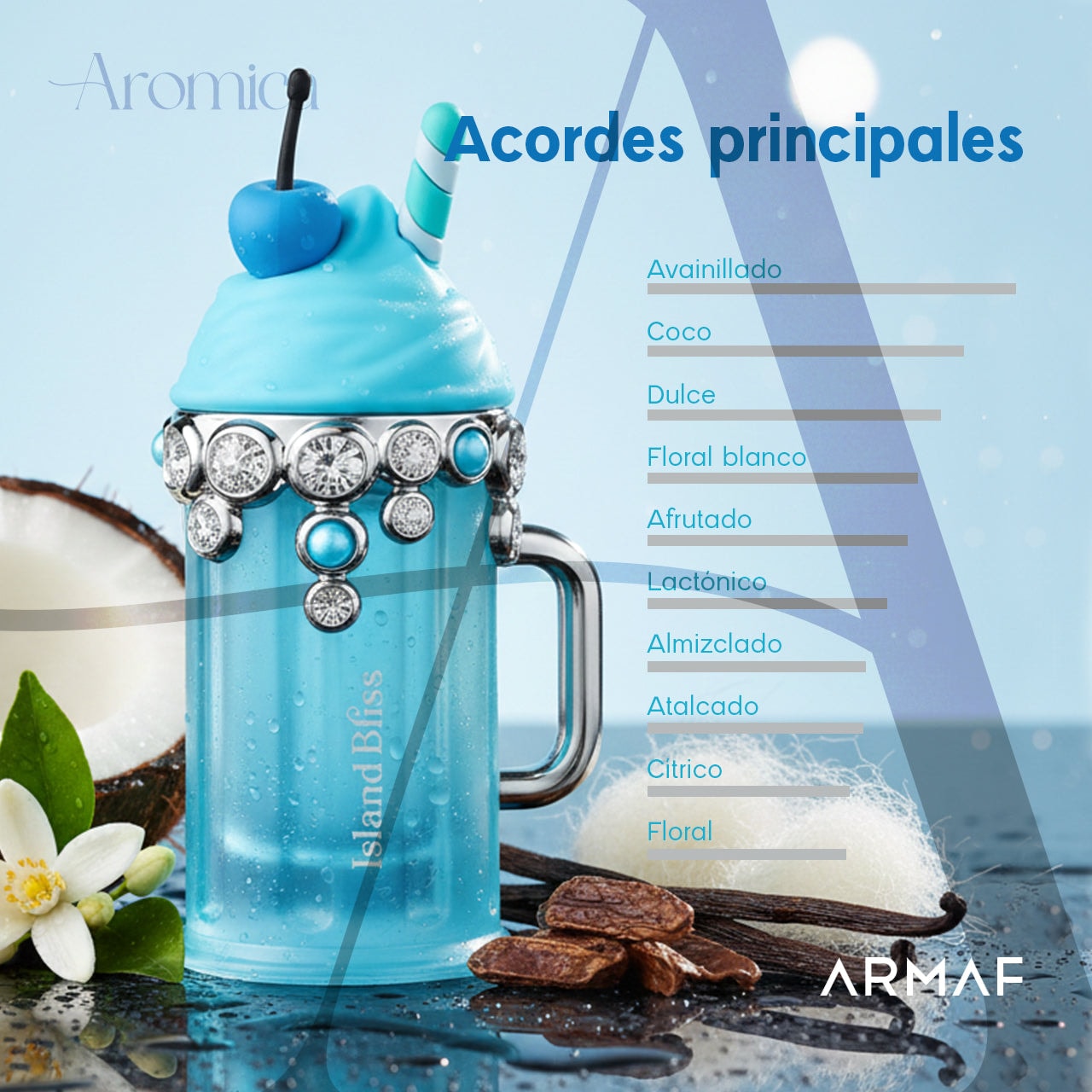 Perfume Arabe Armaf Delights Island Bliss EDP 100ml — imagen 4