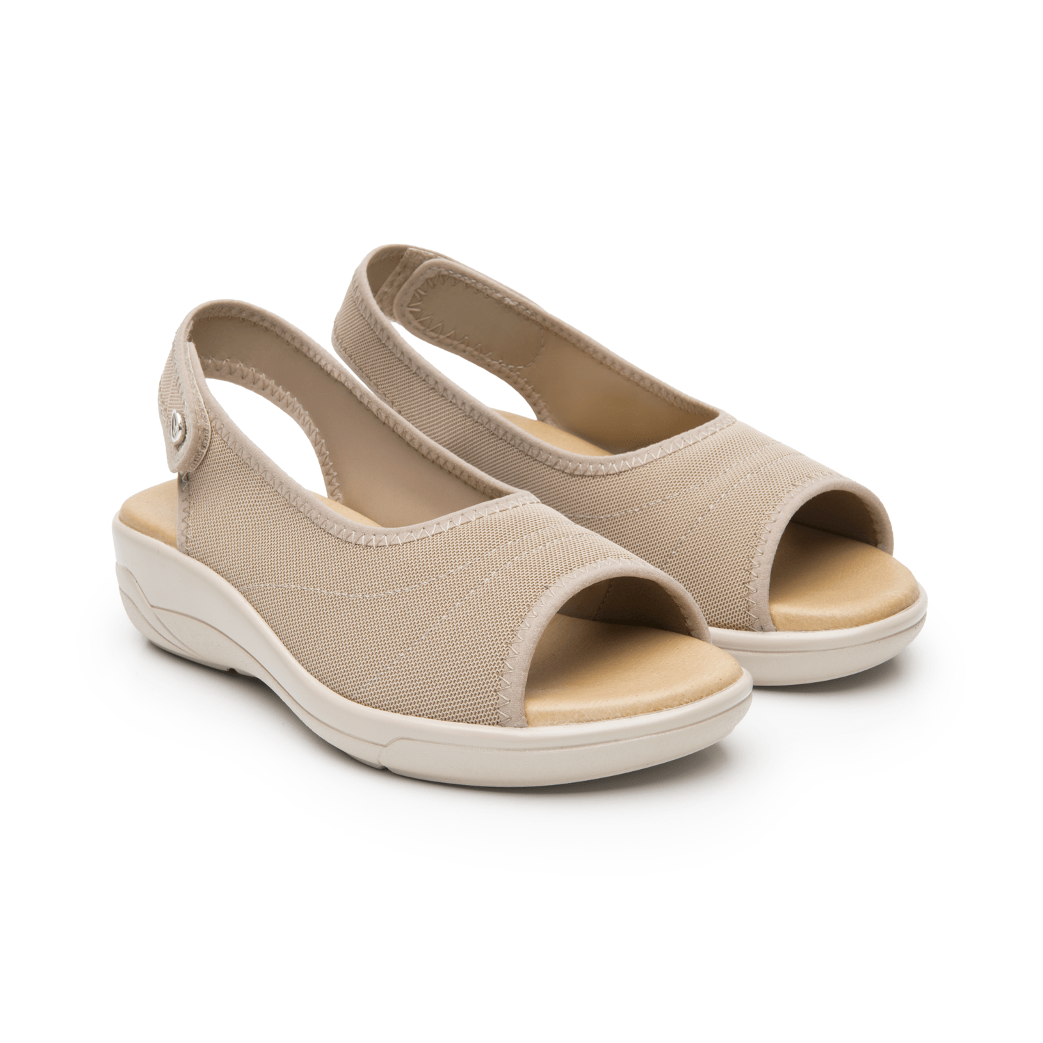 Sandalias Flexi Dama Casual Beige Mujer — imagen 4