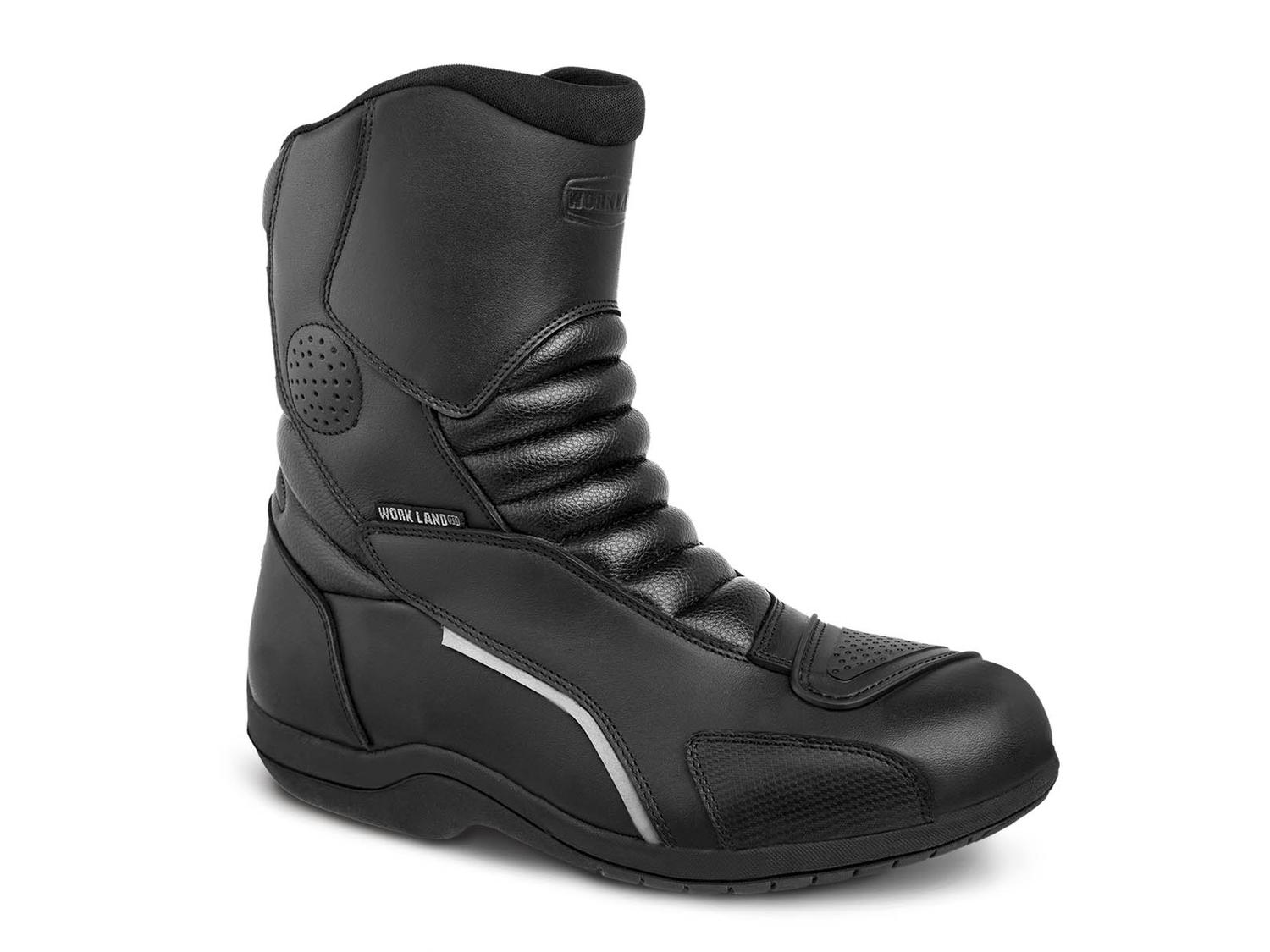 Bota mujer biker moto botin Sport dama WORKLAND 80006 Negro — imagen 1