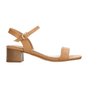 Sandalias Paulina Dama Tacón 4cm Formal Café Mujer