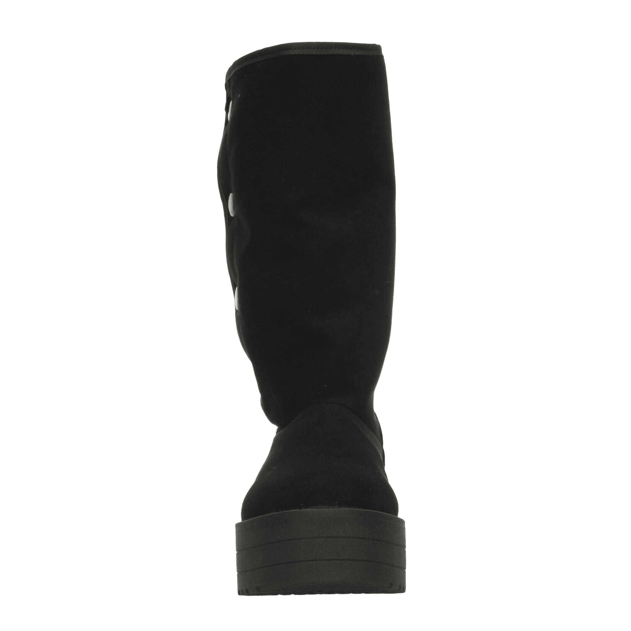Bota Rojo Cereza Dama Invierno Plataforma Casual Negro Mujer — imagen 15