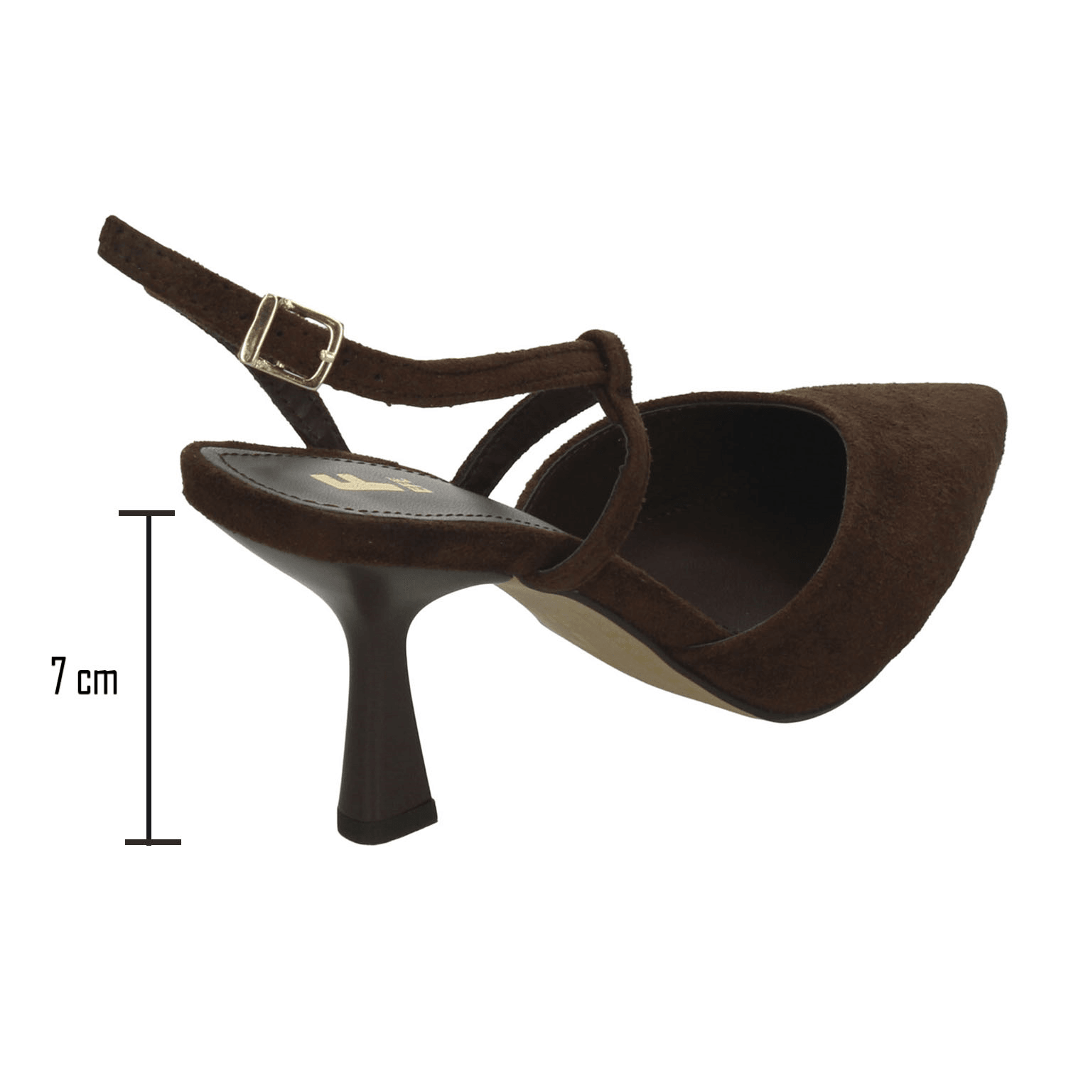 Zapatillas Efe Dama Café Casual Formal Tacón Mujer — imagen 4