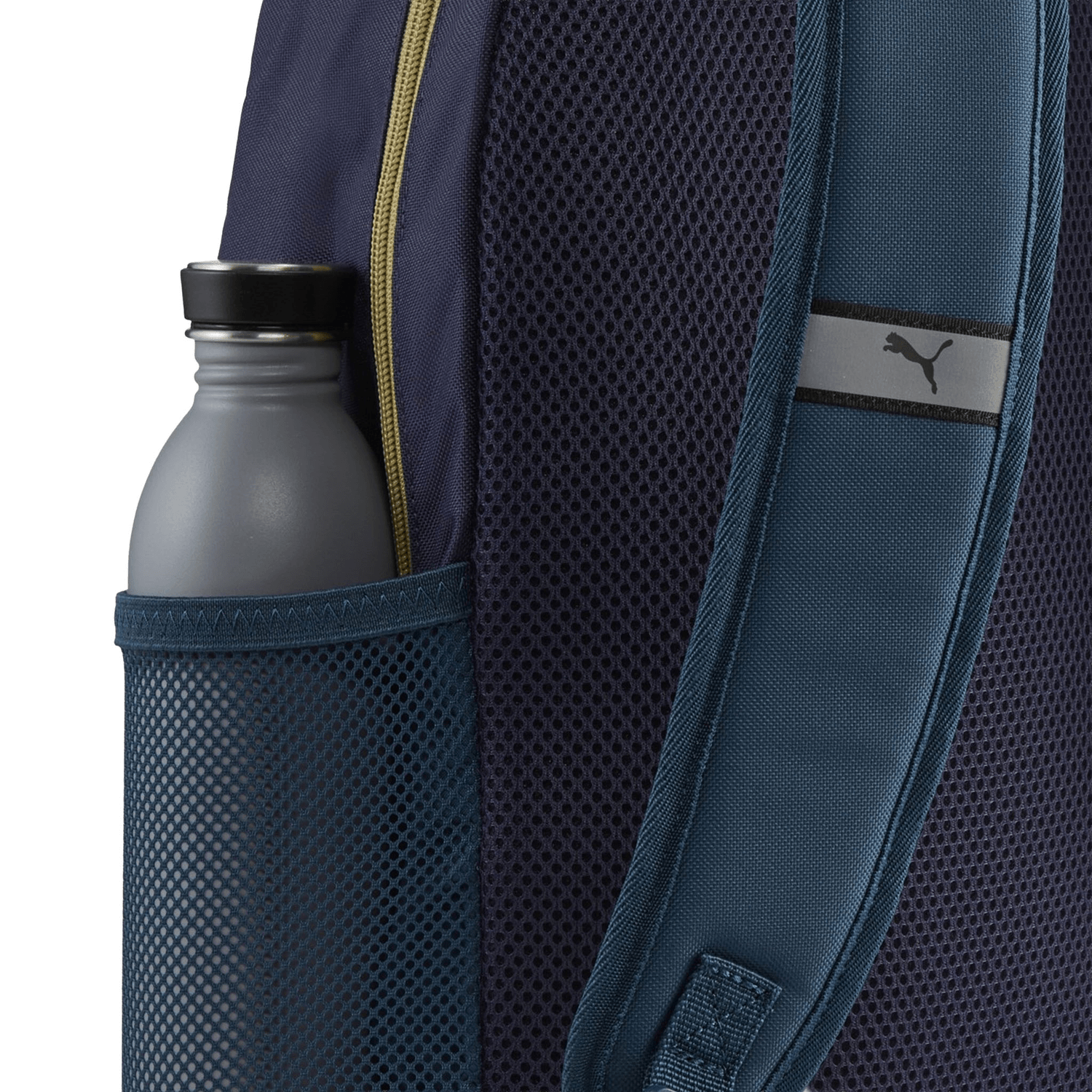 Mochila Puma Plus II Azul Para Laptop Escolar Unisex 24L — imagen 4