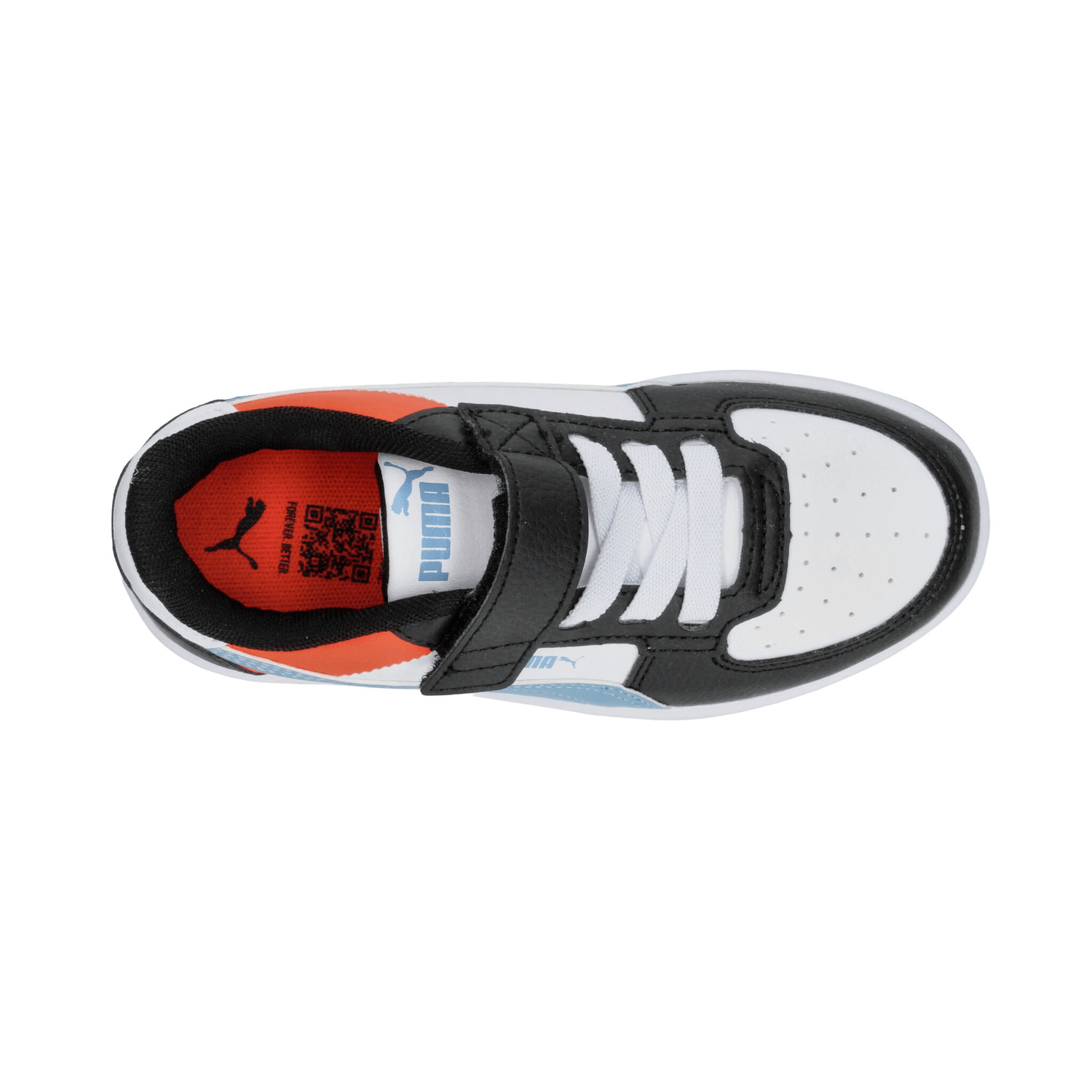 Tenis Puma Caven 2.0 Niño Blanco Negro Casual Infantil T16-22 — imagen 9