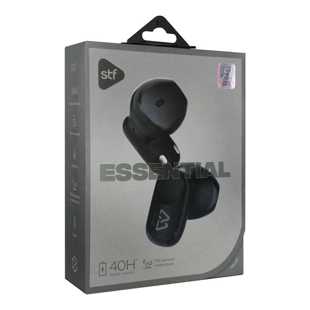 Audífonos Inalámbricos Tws Essential STF 40hrs Uso Protección IPX4 Negro — imagen 14