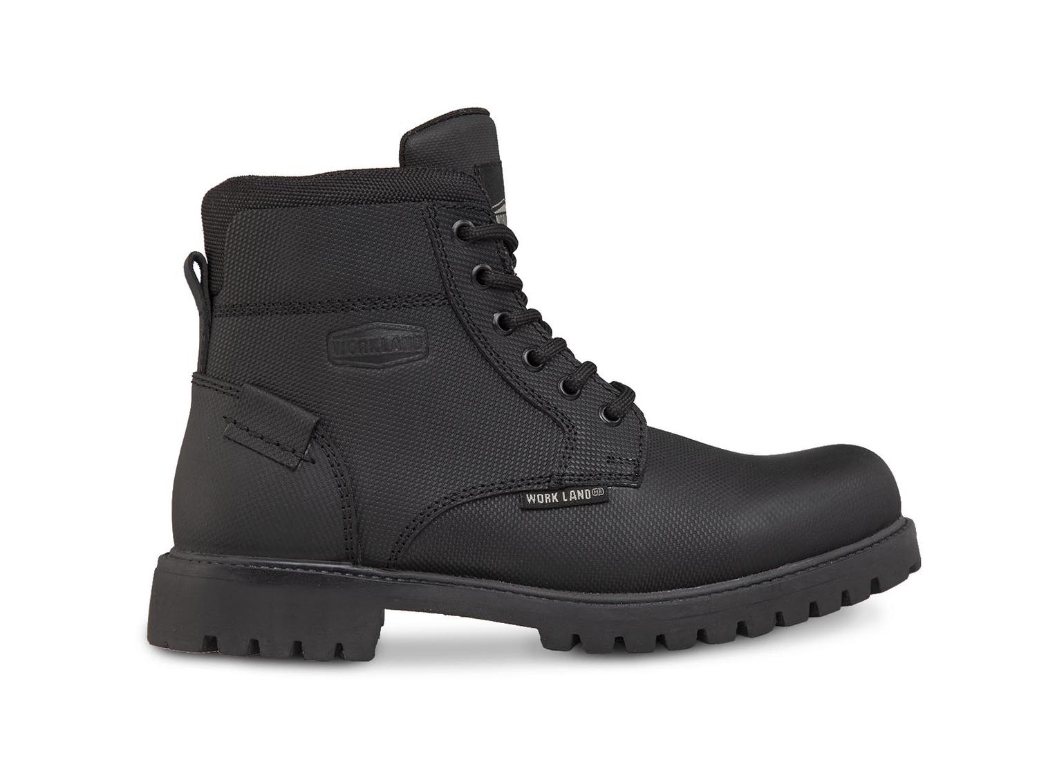 Botín casual Hombre Bota de piel Workland 77607 Negro — imagen 2