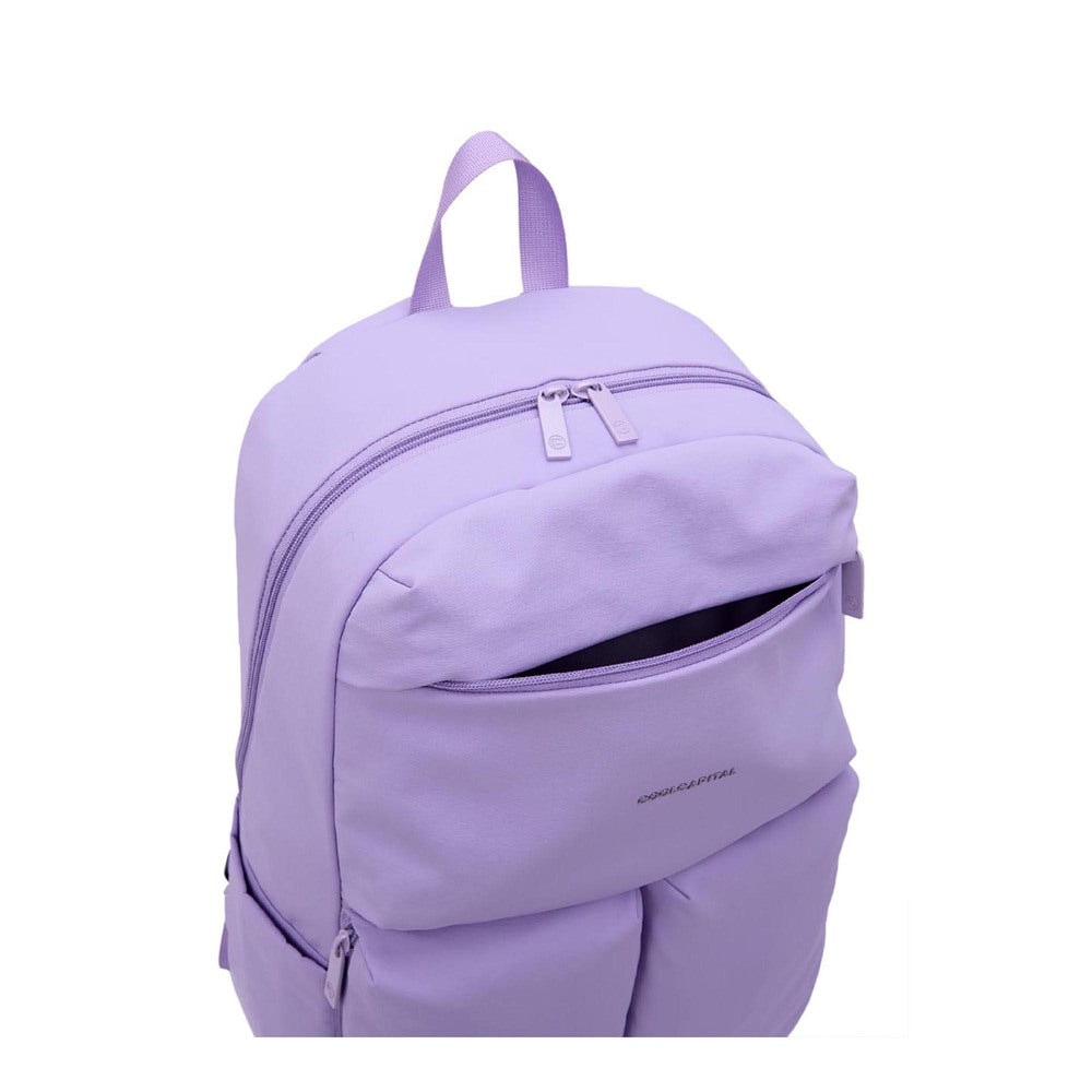MOCHILA SEOUL Laptop 15” Cool Capital + TERMO 710 ml Combo Morado — imagen 8