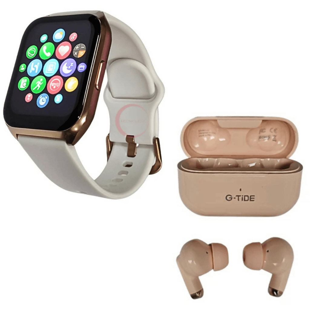 Filwans GTS Mini Smartwatch + Audífonos Bluetooth G-Tide L22 — imagen 2