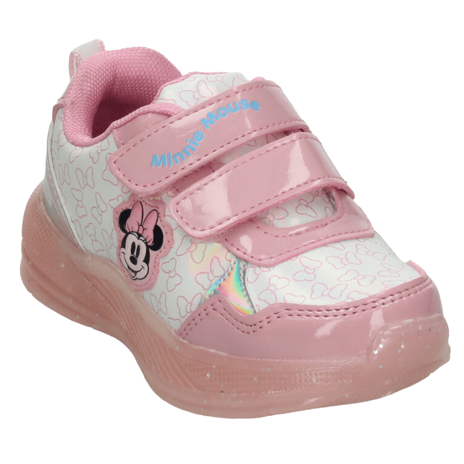 Tenis Minnie Mouse Niña Rosa Luz Led Infantil T15-18 — imagen 5