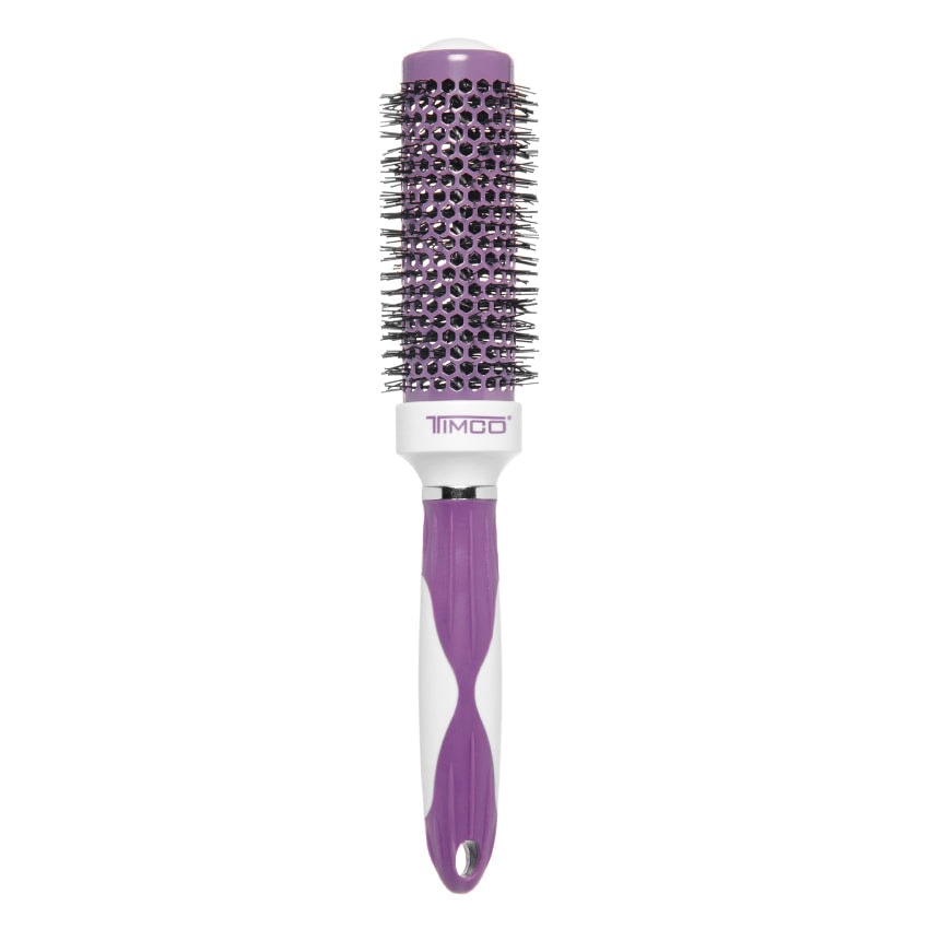 Cepillo de Cabello Térmico Redondo Ceramica Turmalina 1 1/4" Uso Profesional Estetica Timco CTM-2 — imagen 2