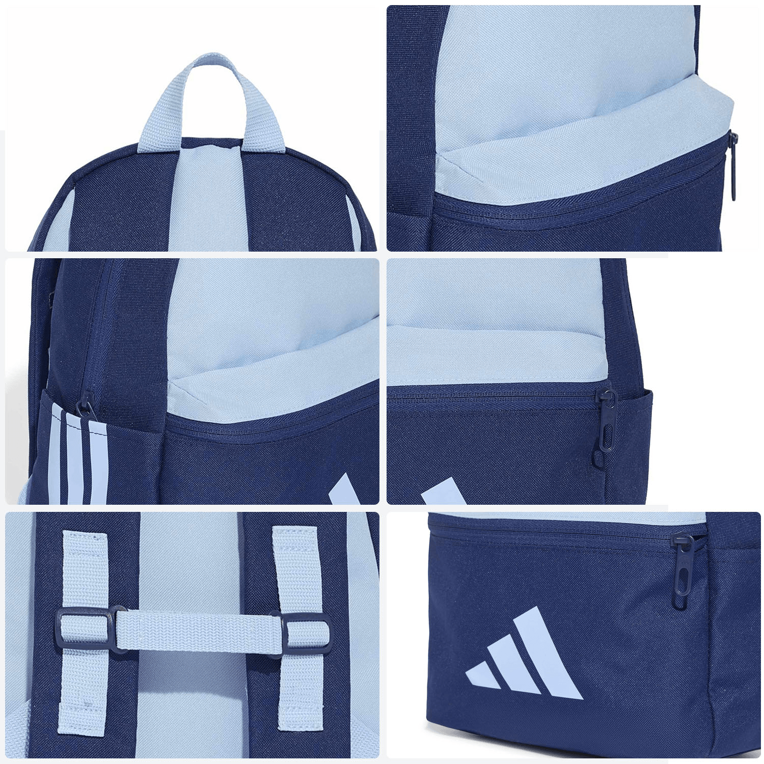 Mochila Unisex Adidas Azul Escolar 11L — imagen 7