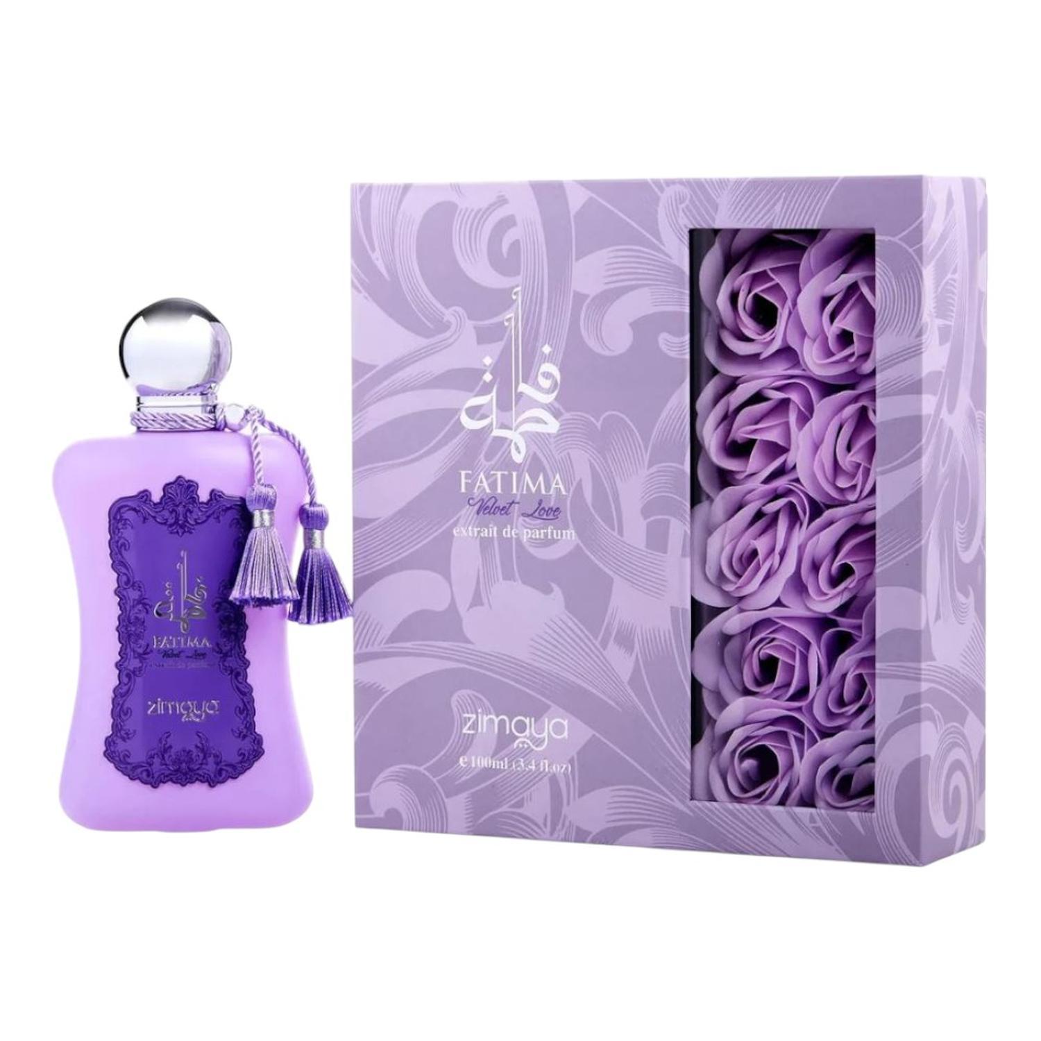 ZIMAYA FATIMA VELVET LOVE EDP 100 ML — imagen 3