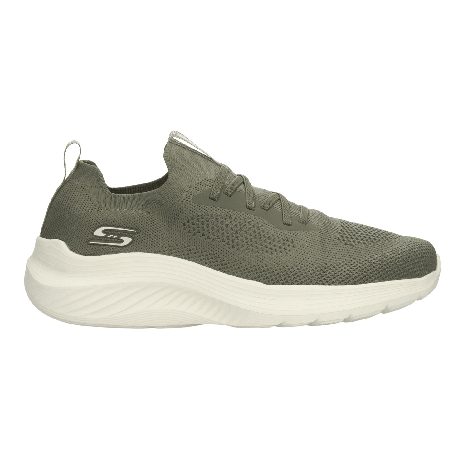 Tenis Skechers Hombre Deportivo Slip On Olivo Caballero — imagen 1