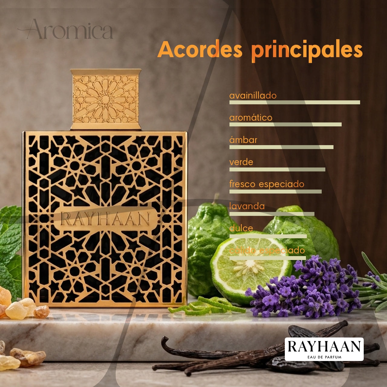 Perfume Árabe Rayhaan Elixir Hombre EDP 100ml — imagen 4