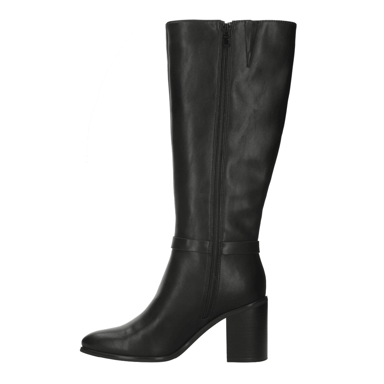 Bota Berlin Dama Negro Casual Larga Tacón Elegantes Mujer — imagen 6