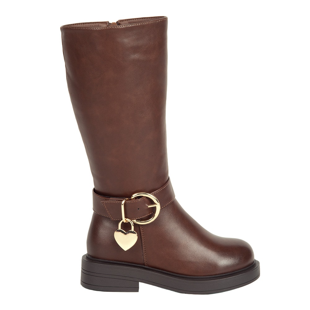 BOTA NIÑA VIVIS SHOES KIDS LARGA TACON CON HEBILLA 1325653 — imagen 7