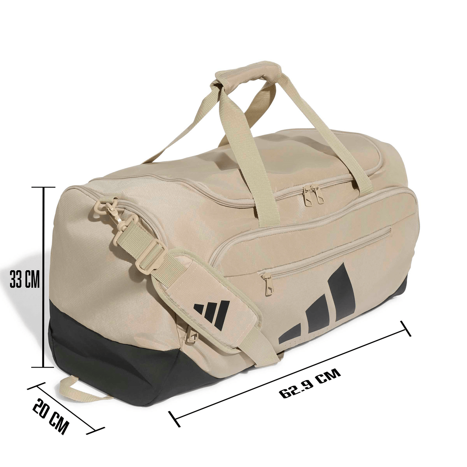 Bolsa Deportiva adidas Defender 60 L Unisex Beige — imagen 8