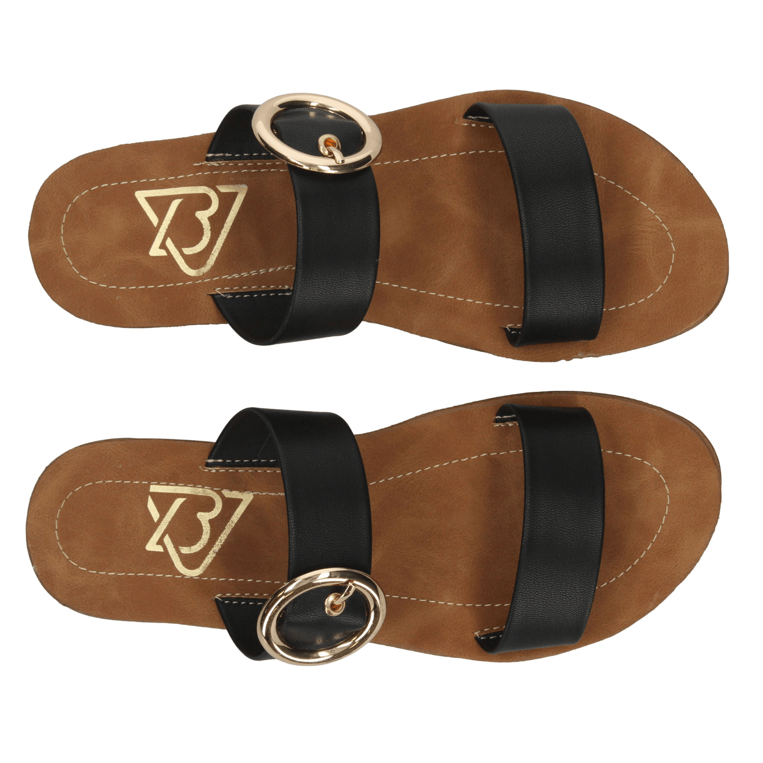 Sandalias Bevy Fashion Dama Negro Casual Para Mujer — imagen 11