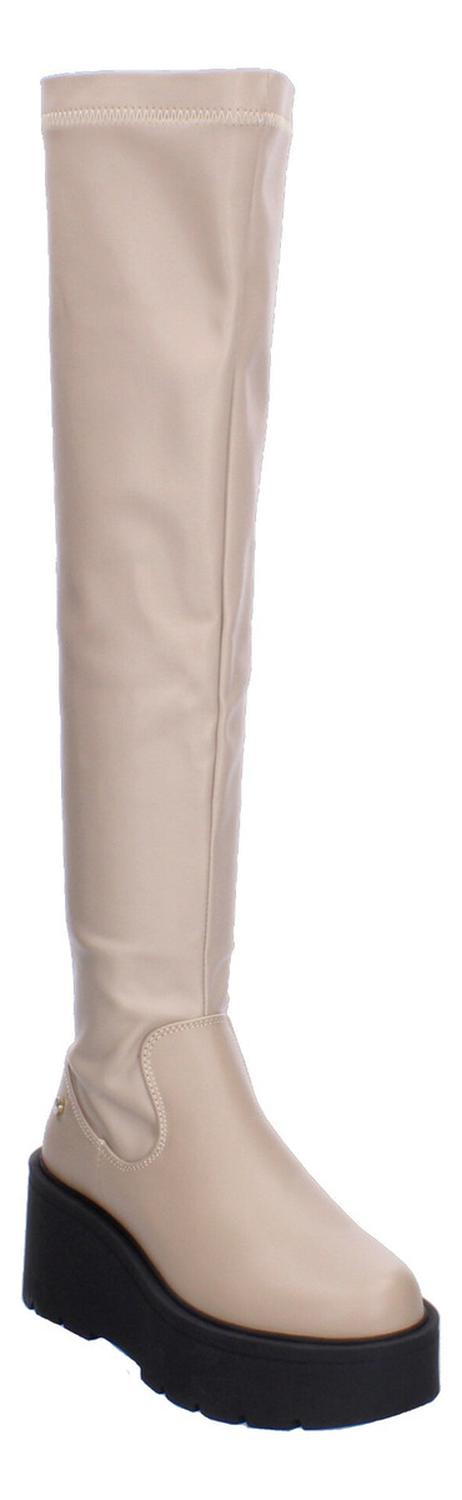 Bota Ozono Dama Casual Beige Mujer — imagen 2