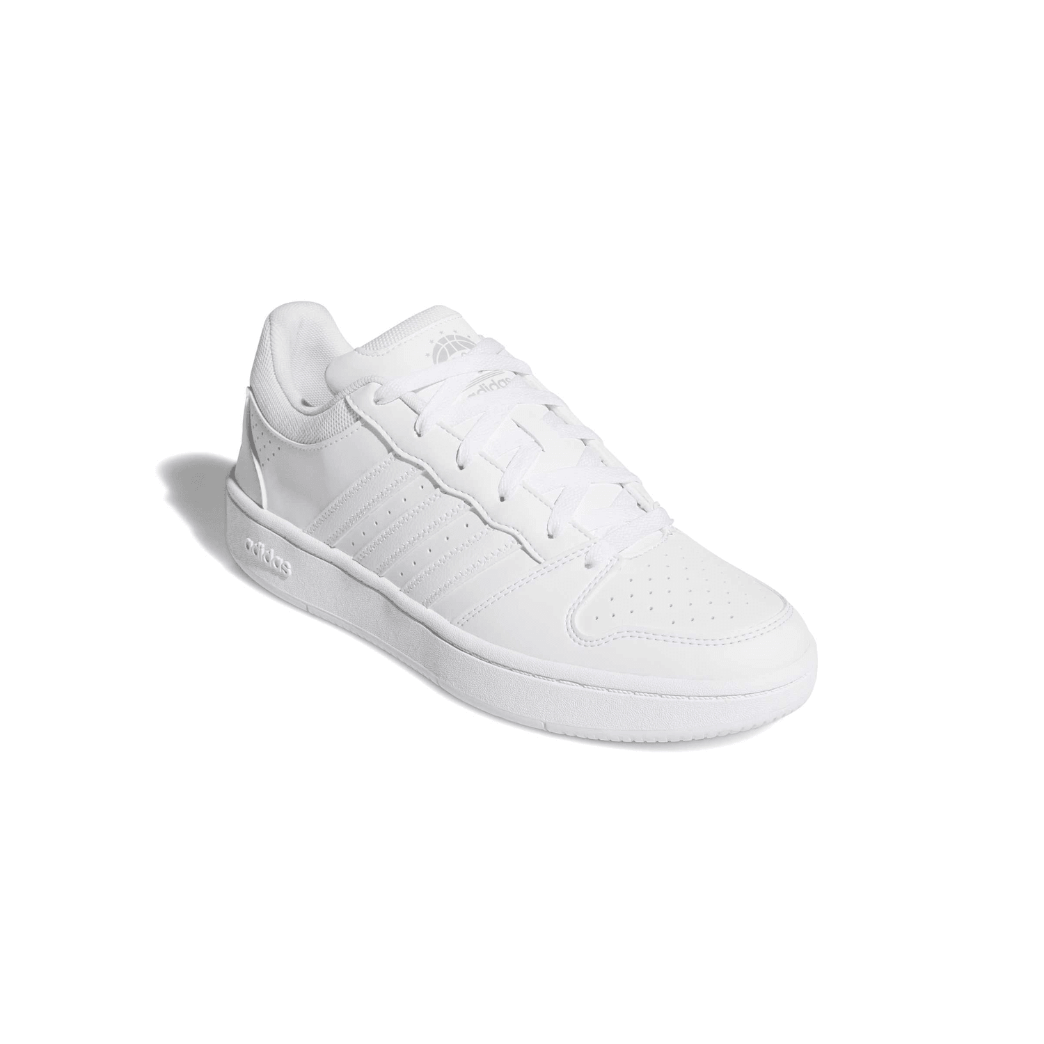 Tenis Adidas Hoops Classic Dama Blanco Casual Cintas Mujer — imagen 3