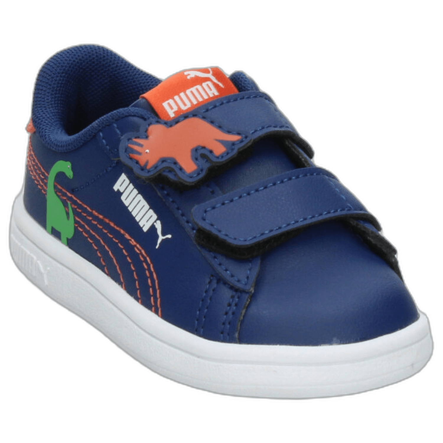Tenis Puma Smash 3.0 Niño Casual Azul Infantil T11-16 — imagen 4