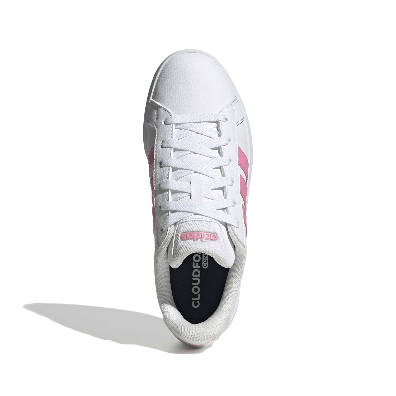 Tenis Adidas Grand Court Base 3.0 Dama Casual Blanco Mujer — imagen 7