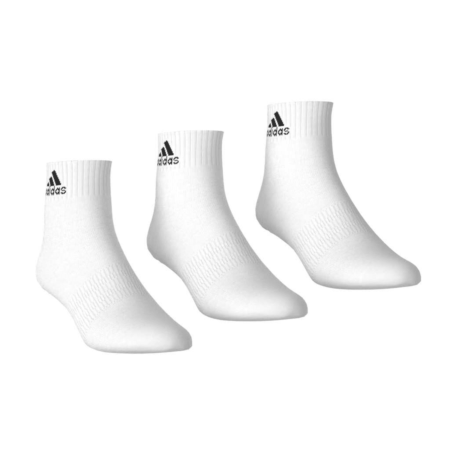 Calcetines Adidas Sportswear Tobillo 3 Pares Blanco Unisex — imagen 5
