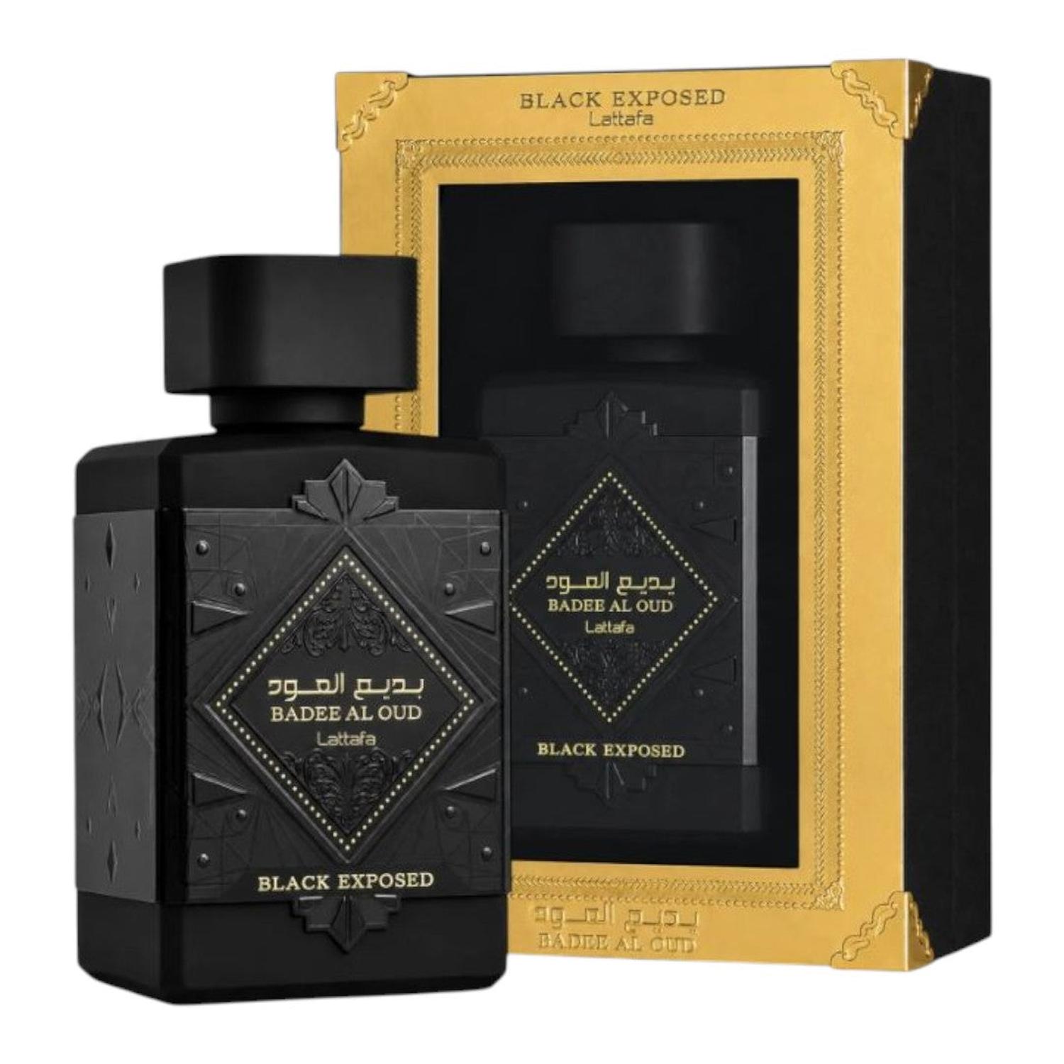 LATTAFA BADE'E AL OUD BLACK EXPOSED EDP 100 ML — imagen 3