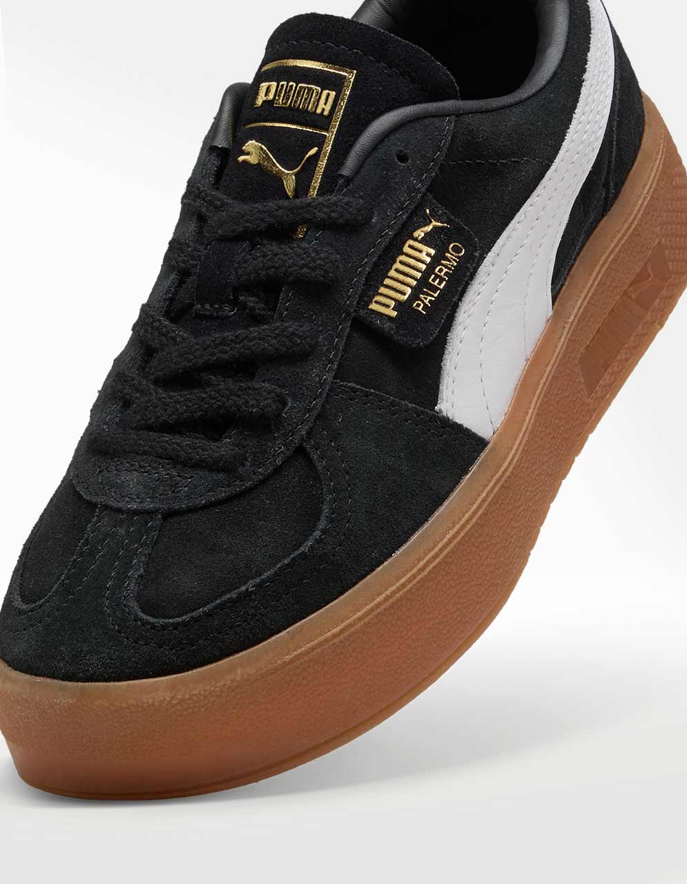 Tenis Puma Palermo Elevata Negro - Mujer — imagen 5