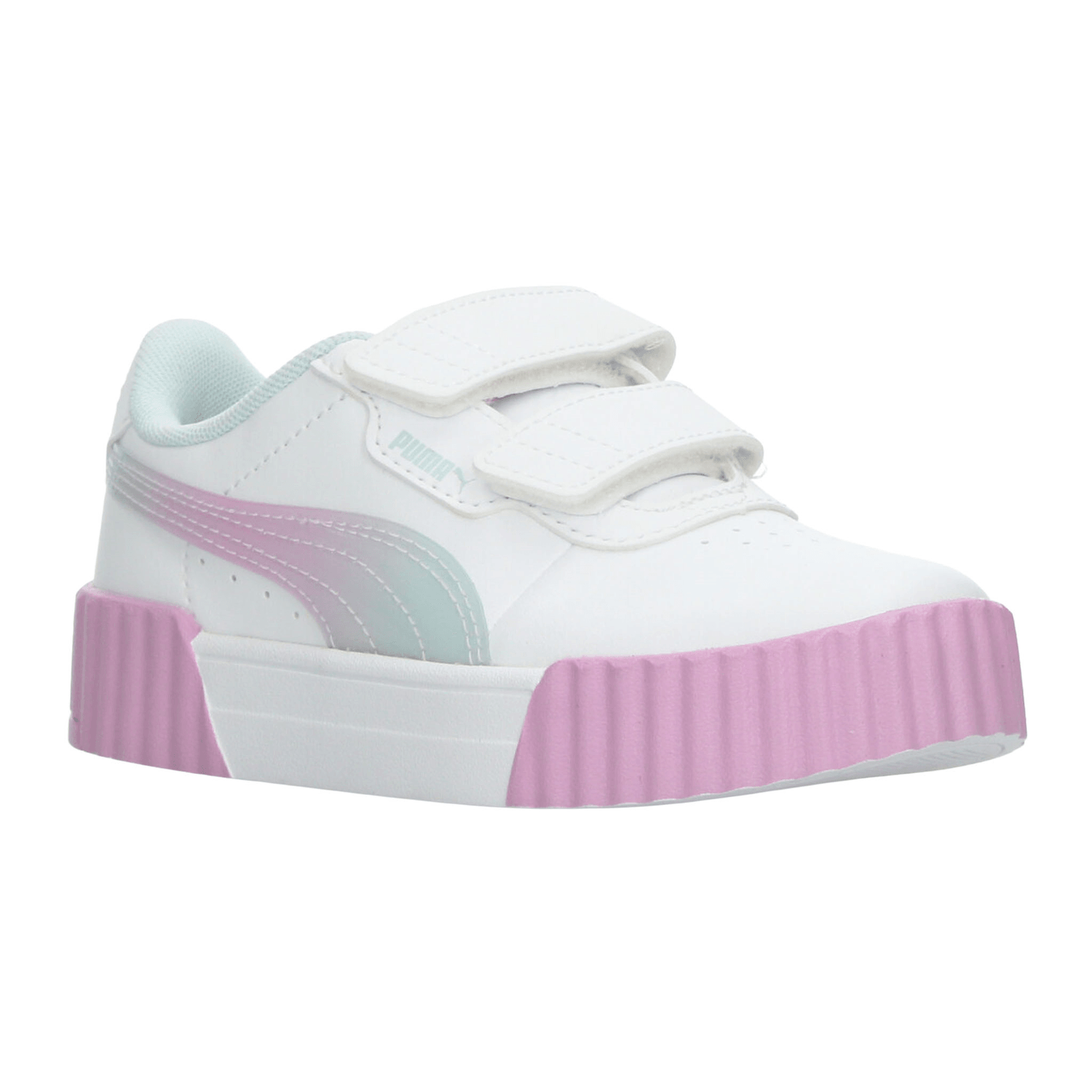 Tenis Puma Carina 3.0 Niña Blanco Casual Escolar Infantil T16-22 — imagen 3