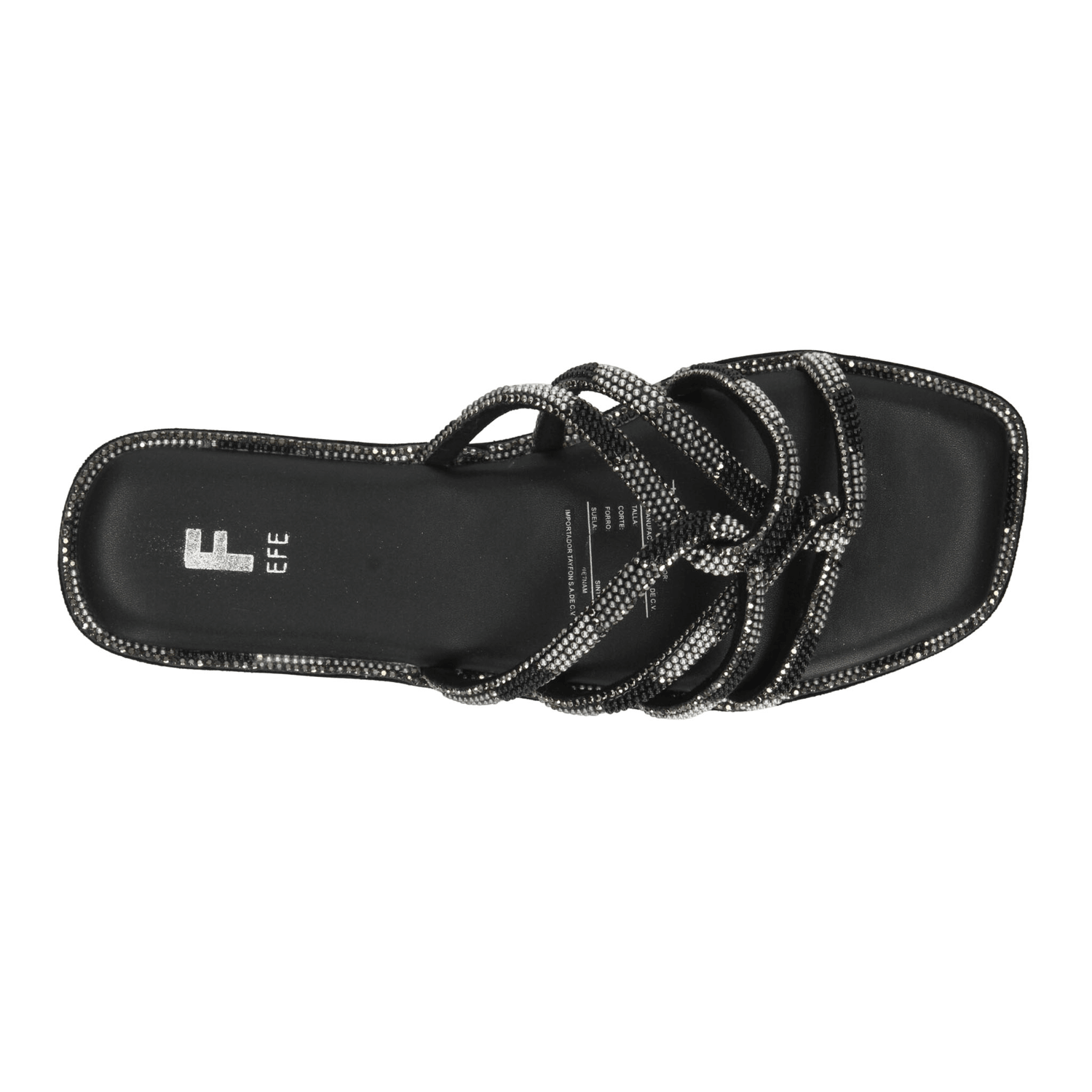 Sandalias Dama EFE Negro Casual Mujer — imagen 9