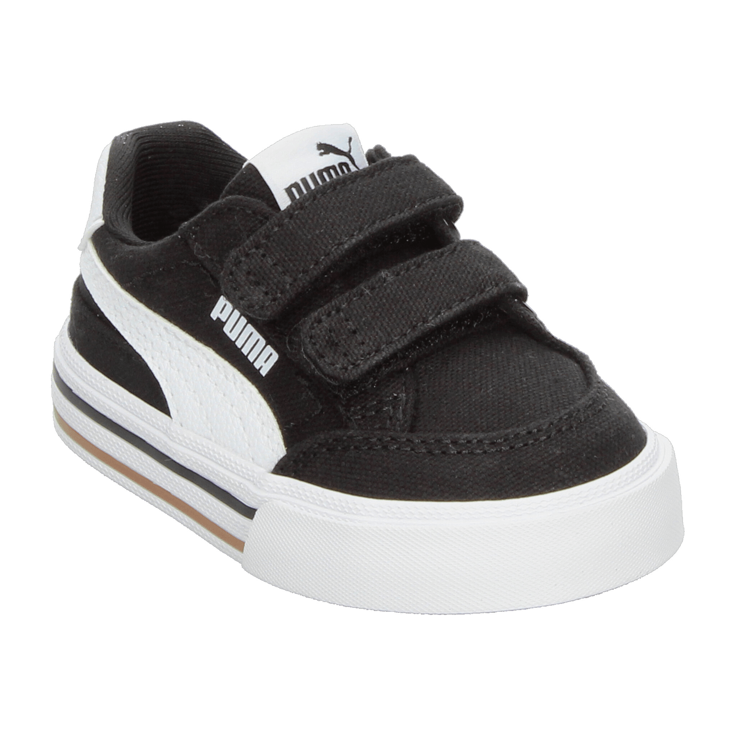 Tenis Niño Puma Court Classic Vulc Negro Casual Infantil T10-16 — imagen 5