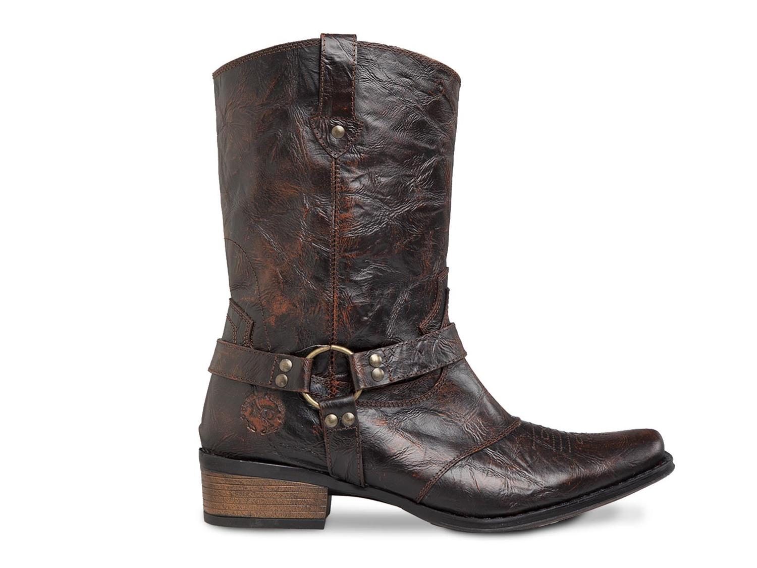 Bota hombre vaquera caballero Urban Cowboy 40707 café — imagen 2