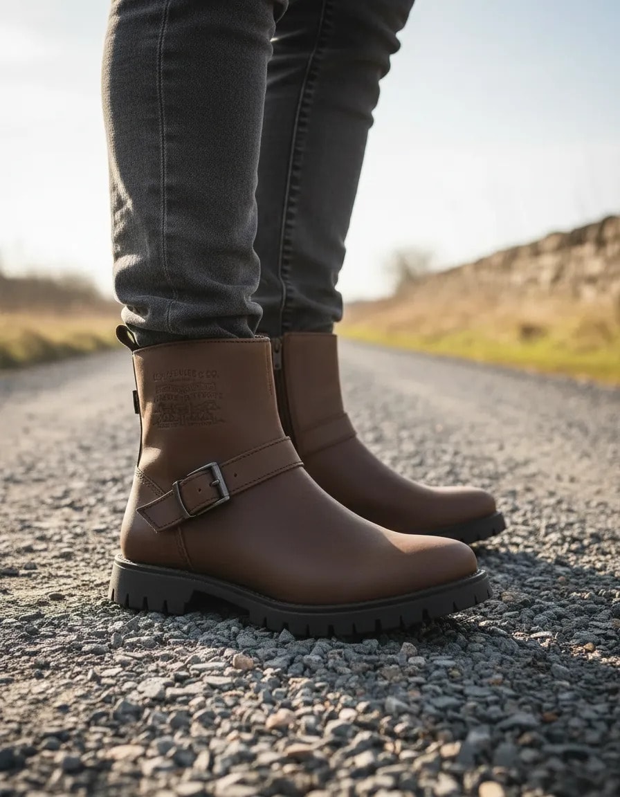 Botin Levi's Caballero Heavy Moto 1244829 — imagen 7