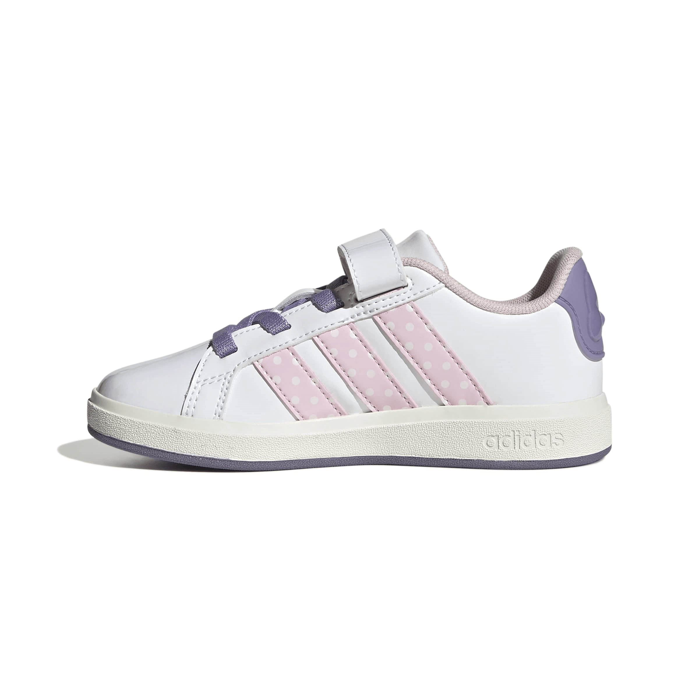 Tenis Adidas Grand Court Minnie Niña Casual Blanco Infantil T16-22 — imagen 12