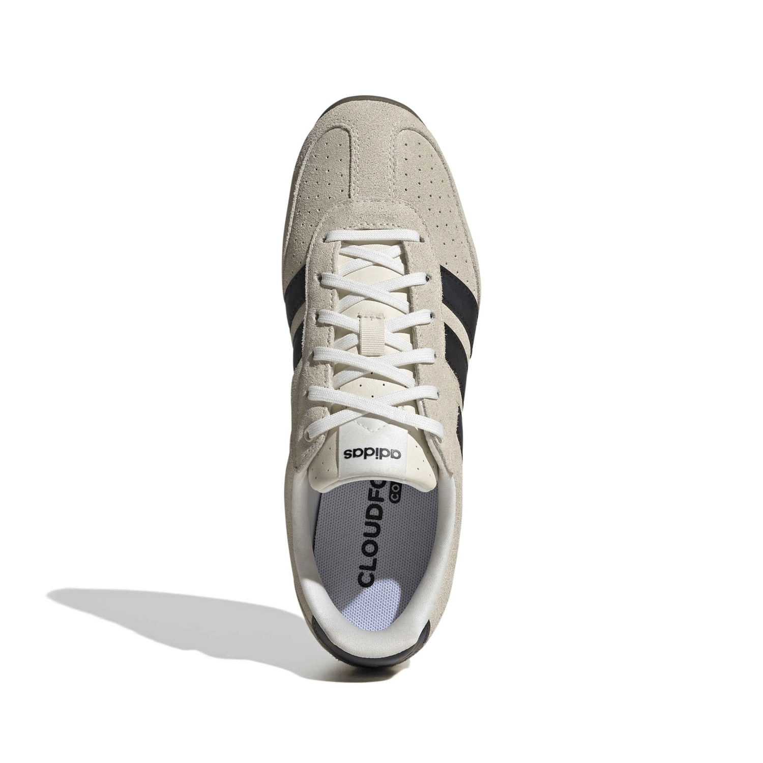 Tenis Dama Adidas Barreda Lo Beige Casual Cintas Mujer — imagen 8