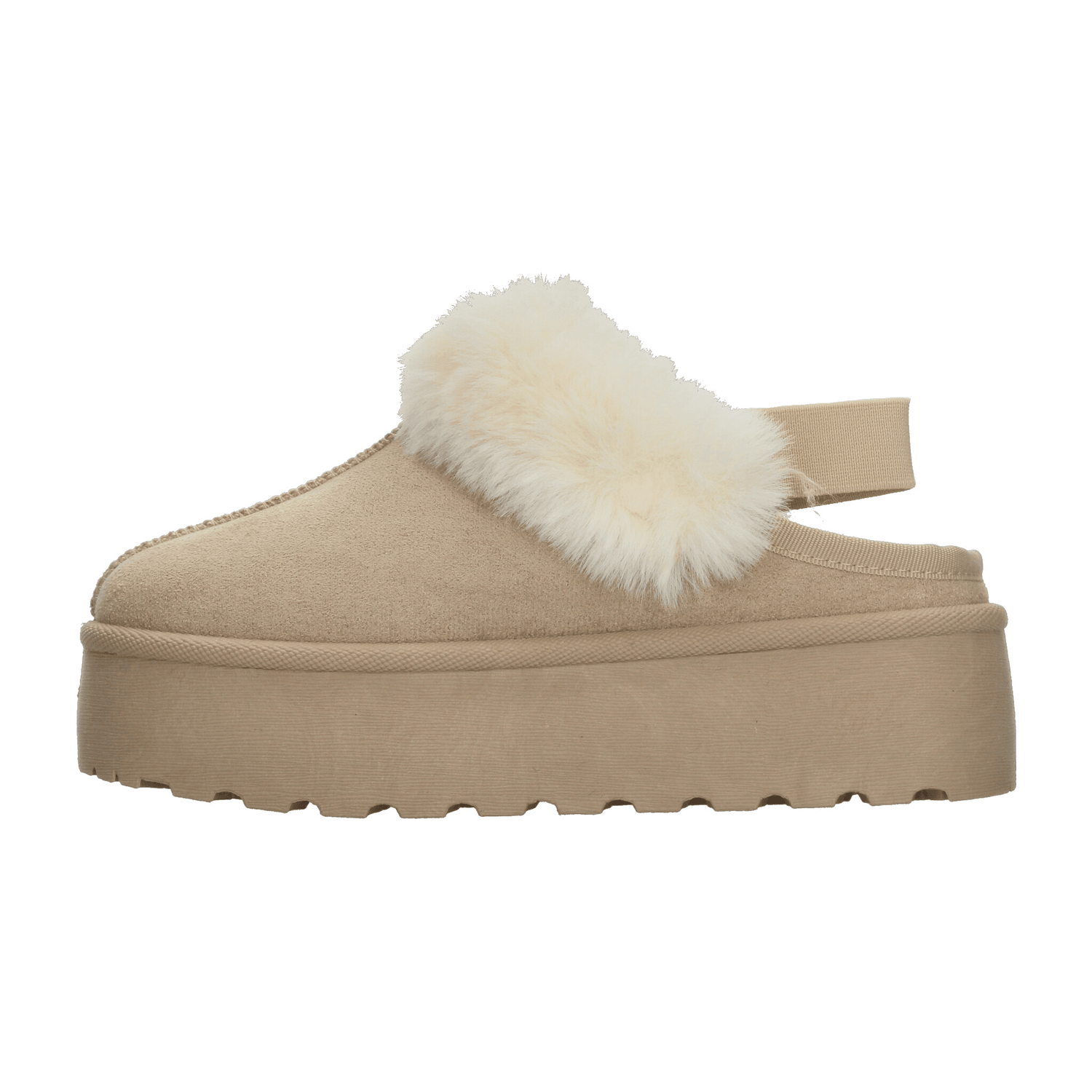 Zapato Berlin Dama Beige Peluche Para Mujer — imagen 6