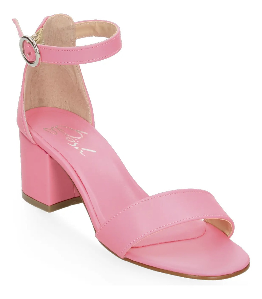 Sandalias Gosh Dama Casual Tacón Rosa Mujer — imagen 10