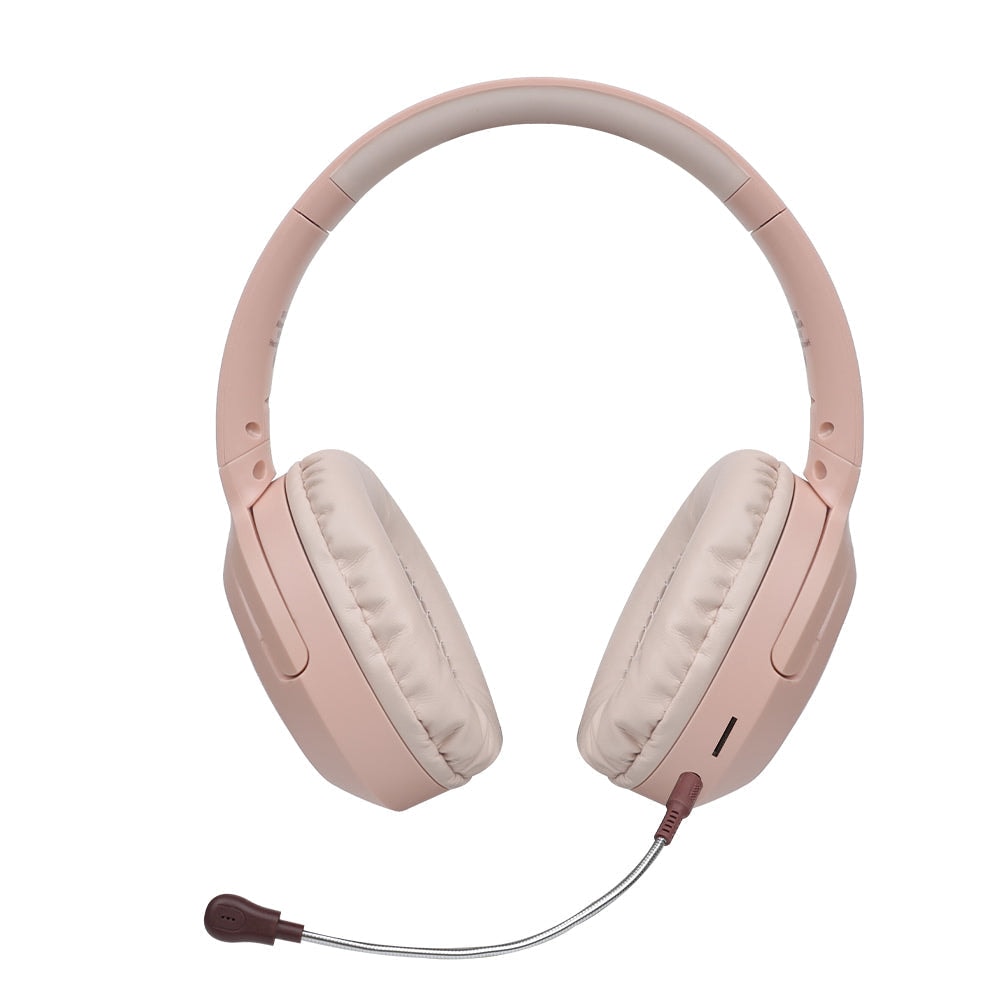 Audífono Inalámbrico On ear STF VIVA: 3 hrs uso Micrófono removible, Rosa — imagen 3