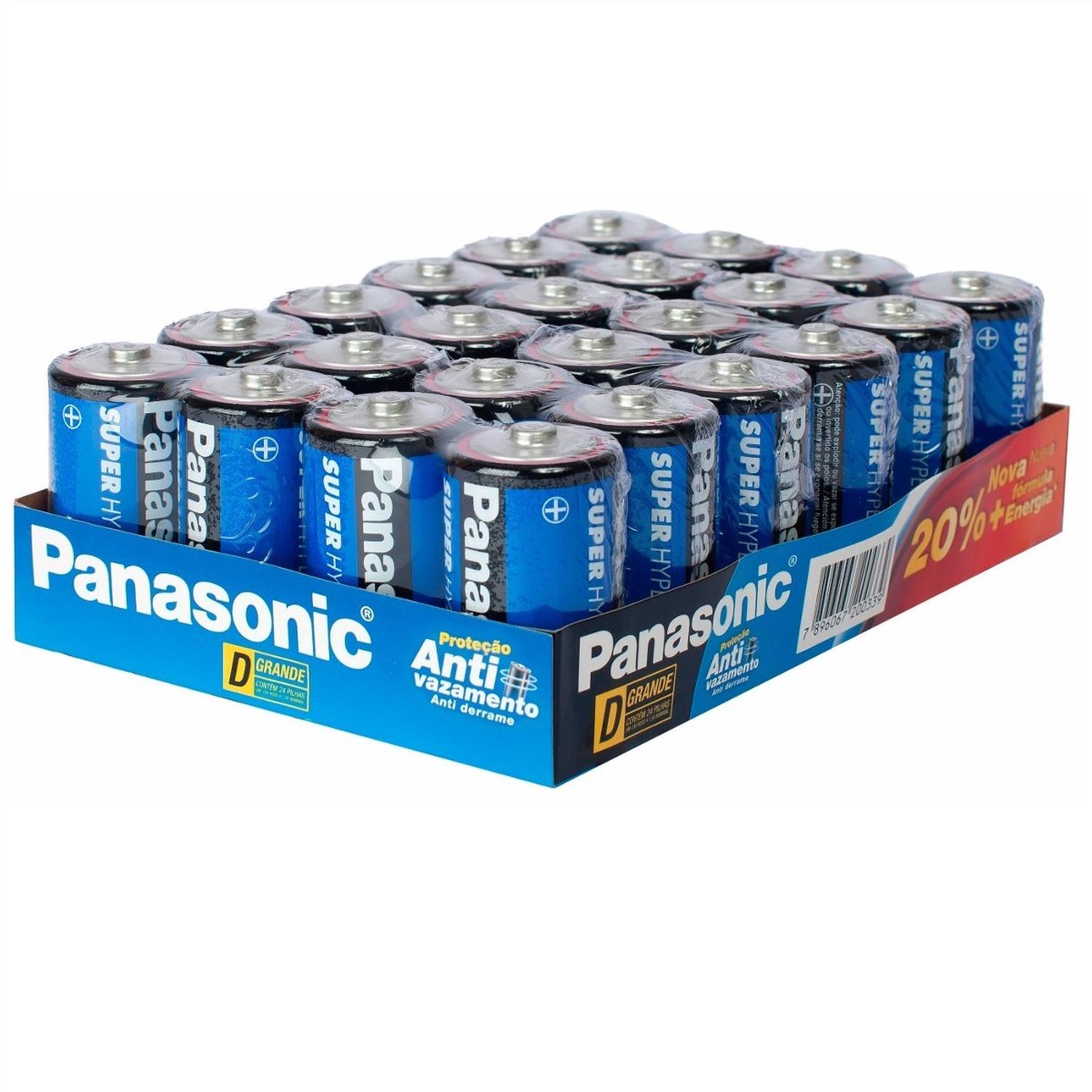 Pila Panasonic D Charola Con 24 Piezas Pila Grande — imagen 1