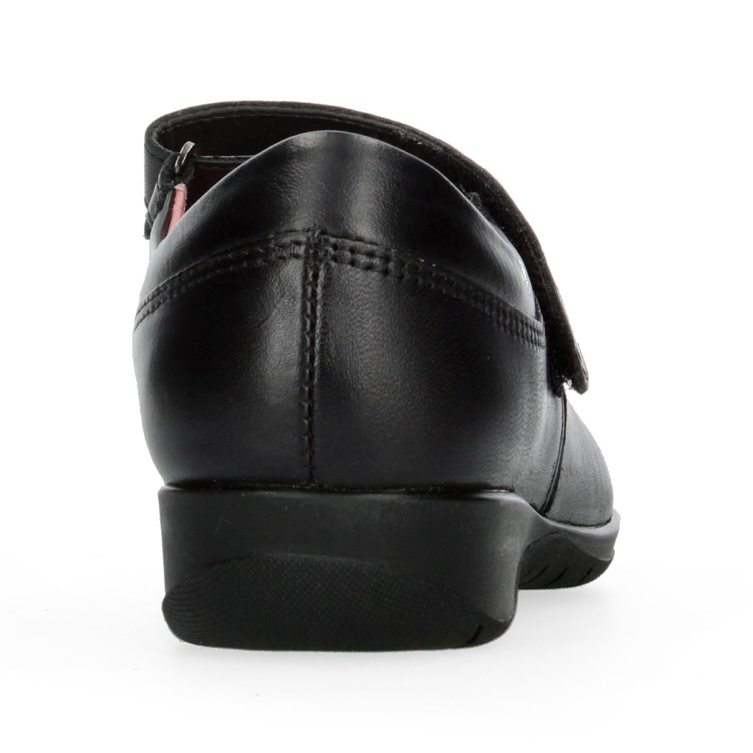 Zapato Niña Flexi Negro Escolar Cinta Adhesiva Cómodo Infantil T21-27 — imagen 8