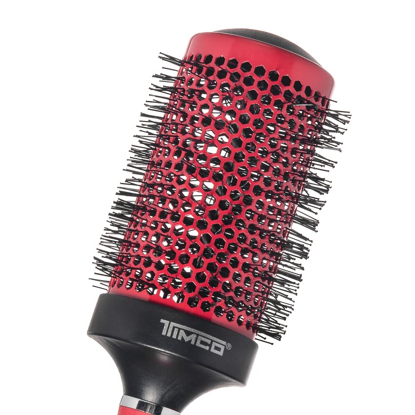 Cepillo de Cabello Térmico Redondo Ceramica Turmalina 2 1/2" Uso Profesional Timco CTR-4 — imagen 3