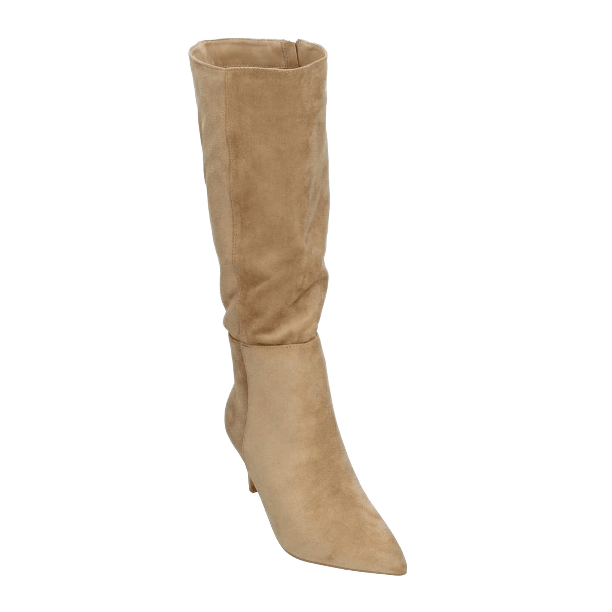 Bota Perugia Dama Casual Larga Slouchy Tacón Beige Mujer — imagen 13