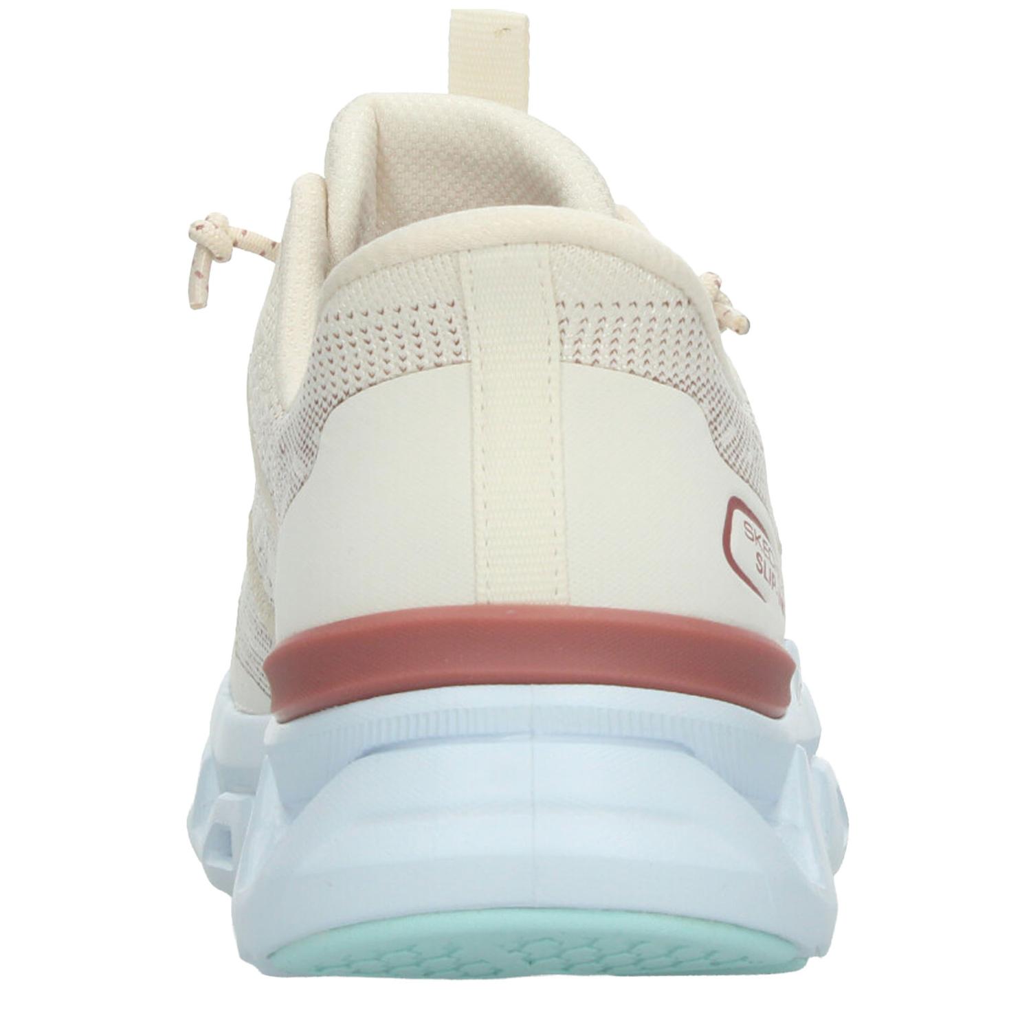 Tenis Skechers Glide-Step Dama Deportivo Crema Mujer — imagen 7