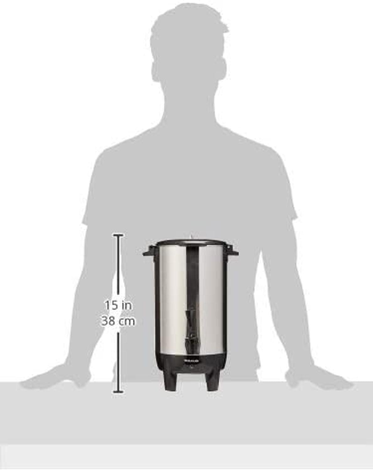 Cafetera Percoladora Taurus Columba color Gris para 40 Tazas Cuerpo de Aluminio — imagen 3