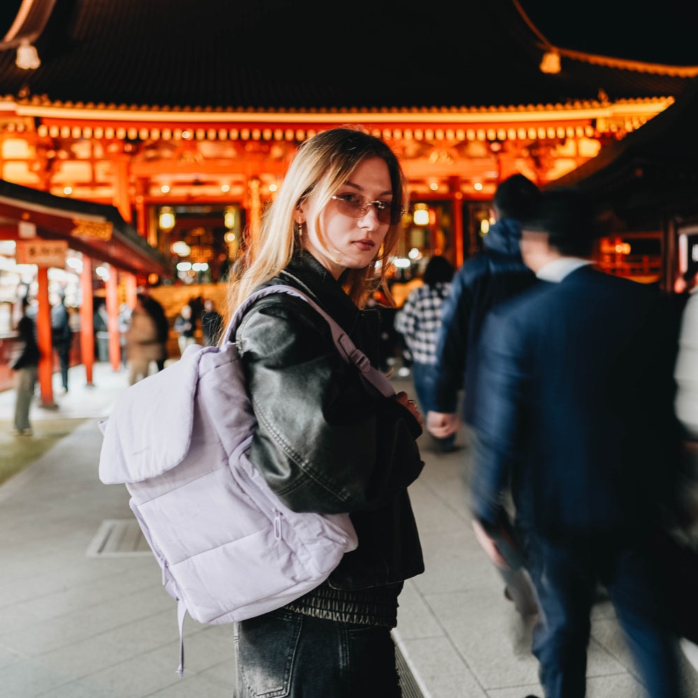 Mochila Onna Laptop 15" Cool Capital Lila — imagen 8