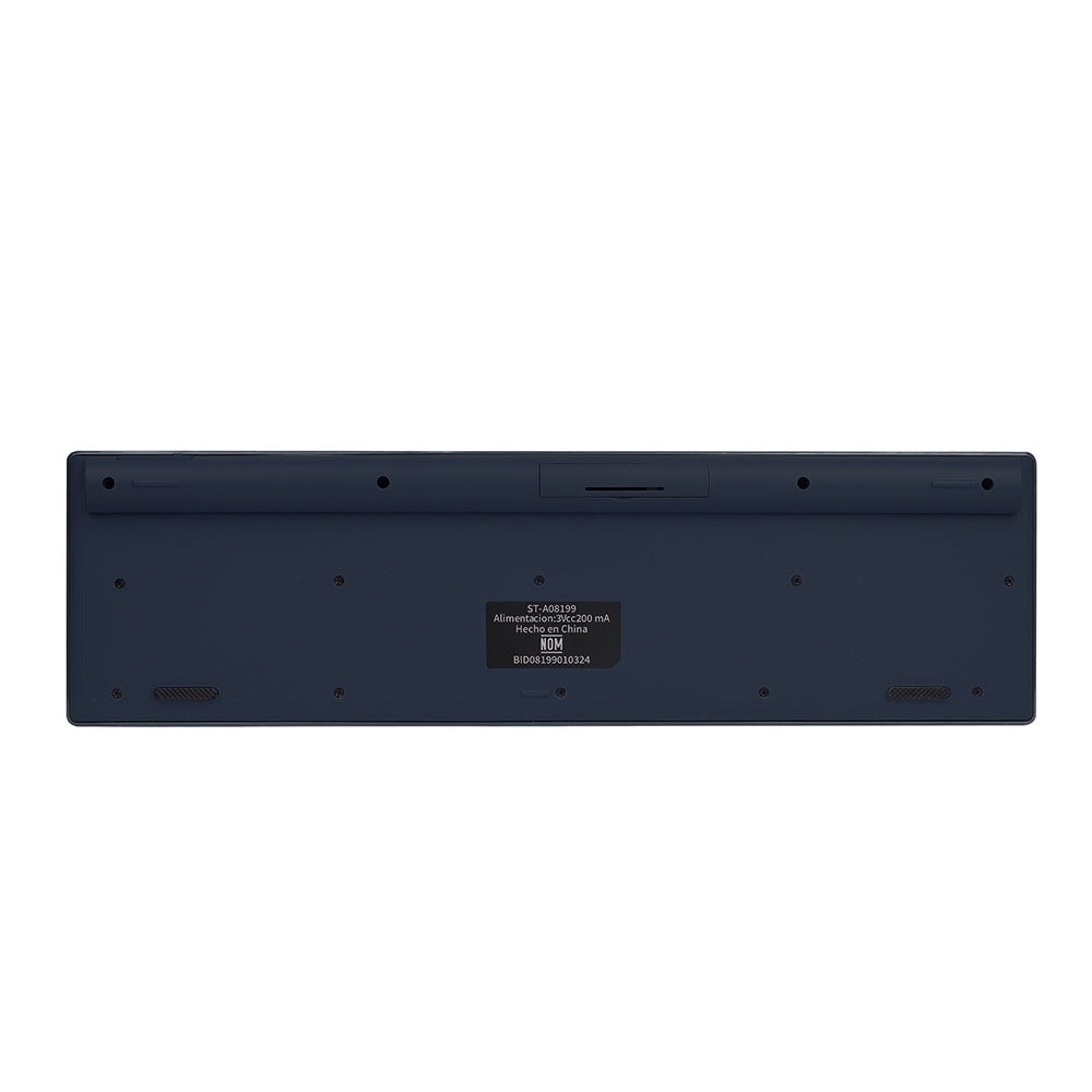 Kit Teclado inalámbrico + Reposa muñecas STF VIVA! Para computadora gris — imagen 7