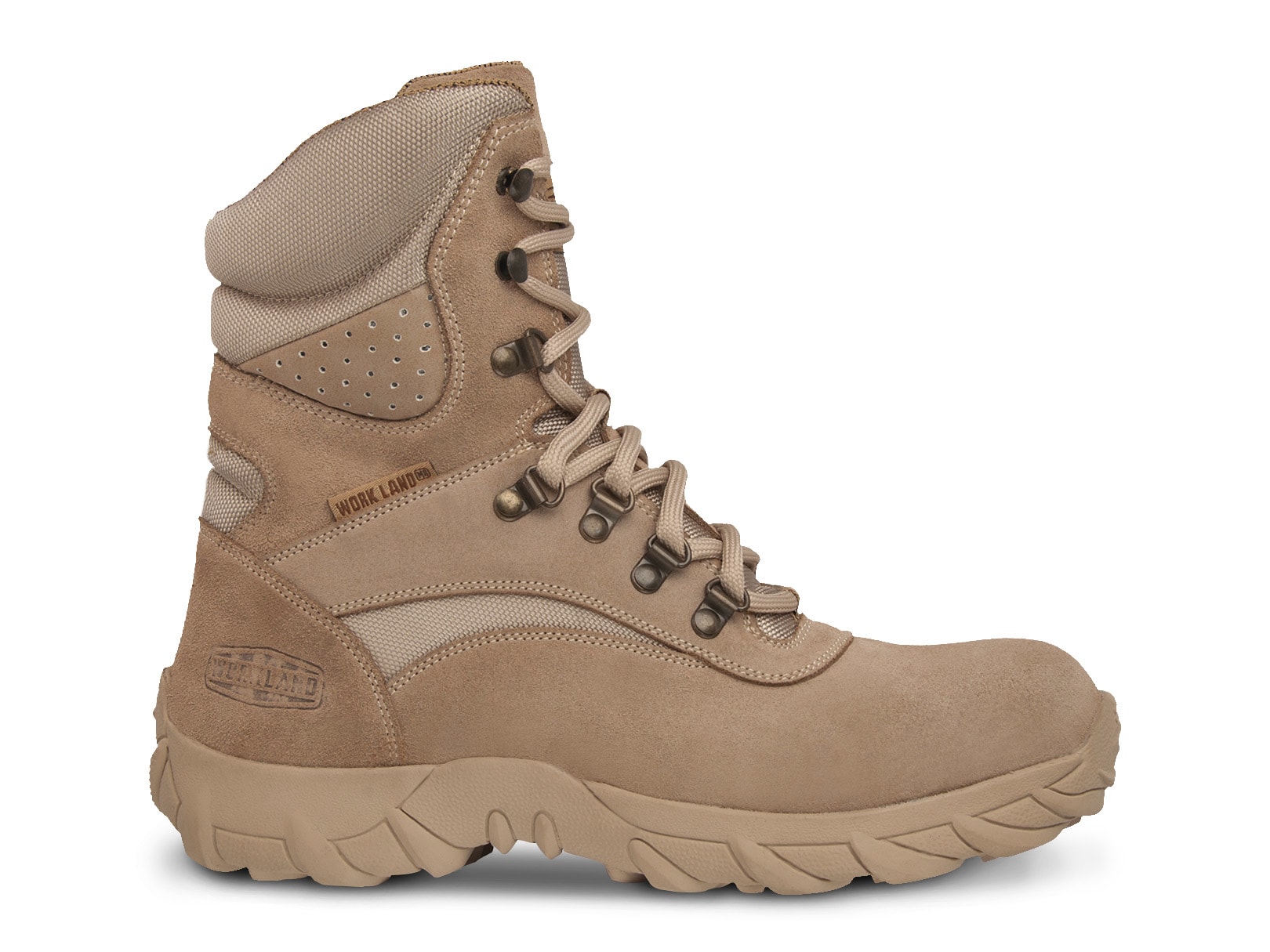 Bota Táctica Hombre Militar Botin piel Workland 76224 Arena — imagen 7