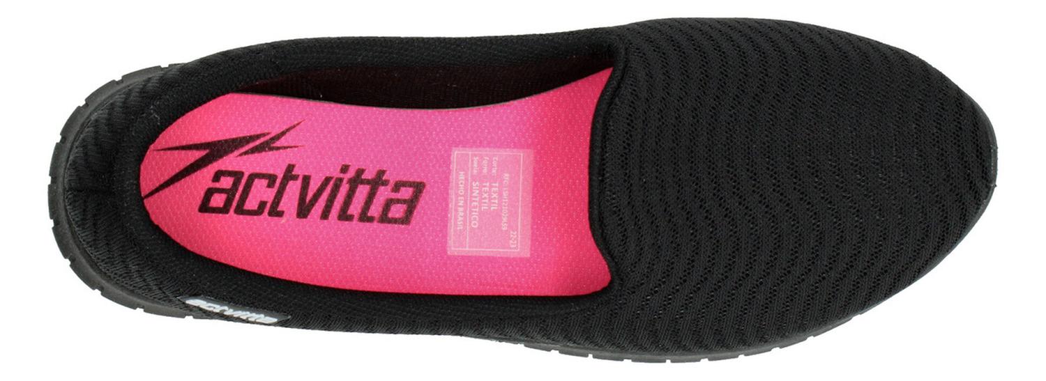 Tenis Actvitta Dama Casual Negro Mujer — imagen 8