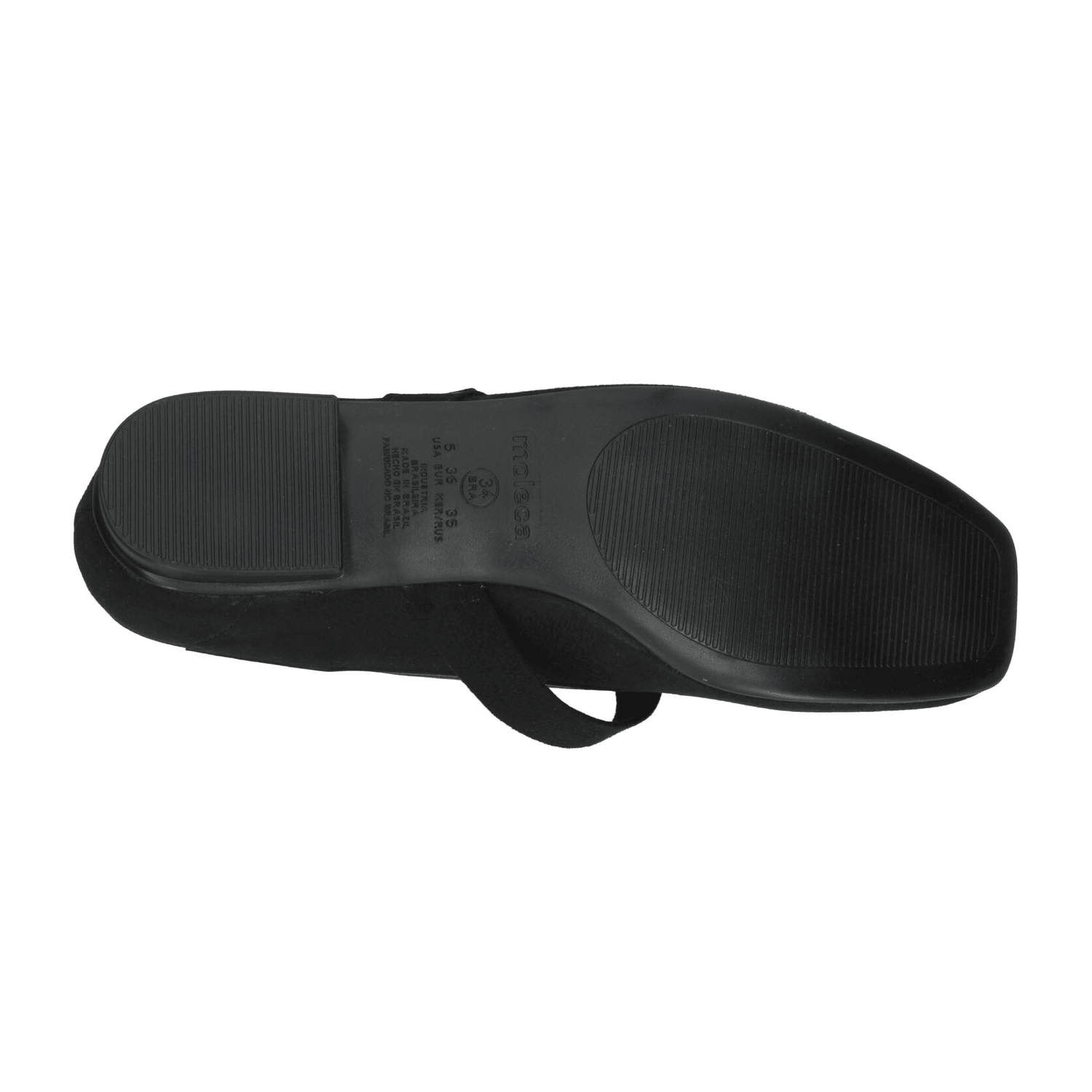 Flats Moleca Dama Negro Casual Mary Jane Hebilla Mujer — imagen 10